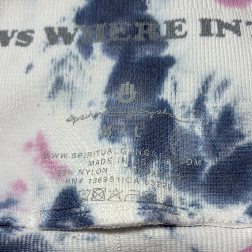 Spiritual Gangster Multicolor Tie-Dye Leggings - Picture 8 of 8